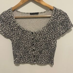Cheetah Print Zelly - Brandy Melville
